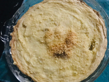 Torta de batata de micro-ondas