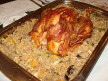 Farofa de arroz