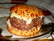 Hambúrguer caseiro do Betão