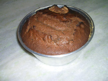 Bolo de chocolate e café