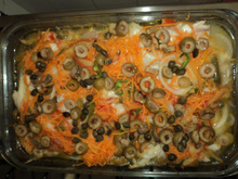 Filé de peixe ao forno