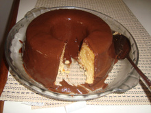 Bolo sem glúten trufado da Dadinha