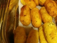 Croquete de milho da Gabi