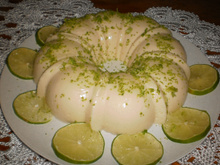 Flan de limão