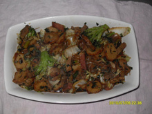 Carne com Tikuwa Kai-ho do Fredy