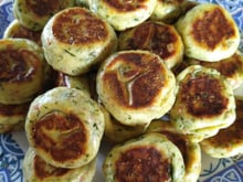 Bolinho de batata assado