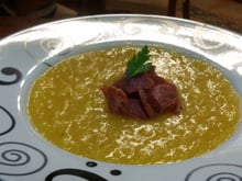 Sopa creme de mandioquinha - muito fácil