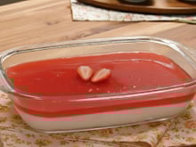 Morango do amor na travessa