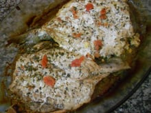 Anchova ao forno