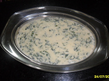 Creme de espinafre