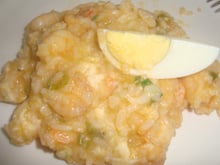 Risoto de camarão