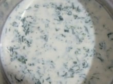 Molho Branco com Espinafre