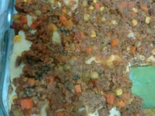 Pão quente de carne moída