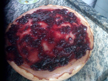 Torta de morango com ricota