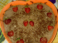 Torta de morango com chocolate