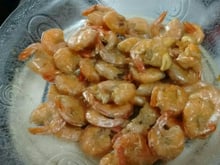 Camarão frito na cerveja, receita da Mamy