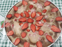 Bolo diet de morangos