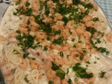 Macarronada com frutos do mar