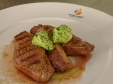 Picanha na manteiga verde