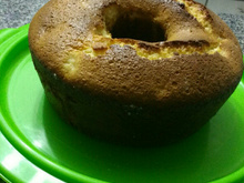 Bolo de abacaxi com coco