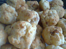 Pão de queijo com bacon
