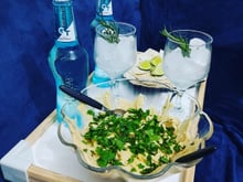 Pasta de grão-de-bico da Mônica (Homus Tehine)