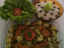 Assado de coxa e sobre coxa