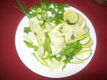 Salada verde à moda Coutinho
