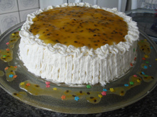 Bolo chiffon de maracujá