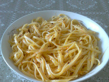 Macarrão alho e óleo