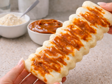 Tenho que confessar que comi essa barra de leite em pó com doce de leite de uma vez só: vamos à receita!