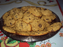 Biscoito de aveia com laranja