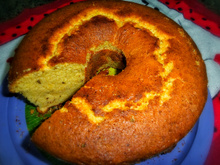 Bolo de fubá fofinho