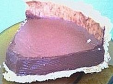 Torta gelada de chocolate da Cristine