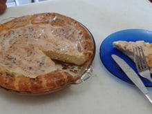 Torta cremosa de cará