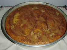 Bolo cremoso de banana fácil