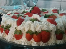 Bolo de ameixa frutas cristalizadas e passas