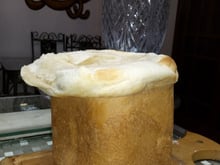 Pão caseiro feito na panificadora doméstica