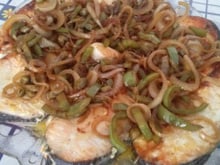 Salmão ao suco de laranja