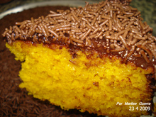 Bolo de cenoura e aveia