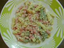 Macarrão ao creme de leite e de queijo