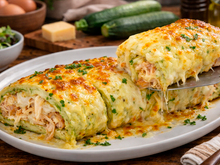 Zero farinha e muita proteína: rocambole de abobrinha leve e prático para o almoço ou jantar