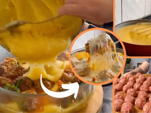 Polenta recheada com almôndegas e queijo: essa receita simples e espetacular vai mexer com a memória afetiva de muita gente!