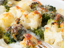 Couve-flor gratinada