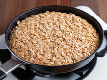 Bolo fofinho de frigideira com aveia bem gostoso e saudável para o seu café da manhã ou da tarde