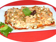 Macarrão ao camarão
