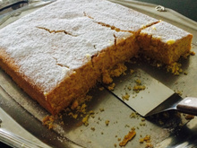 Bolo de fubá com leite de coco (sem lactose)