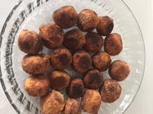 Bolinho de bacalhau com aipim