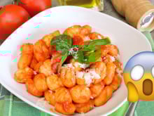 Domingo é dia de receita nova: nhoque de abobrinha SEM GLÚTEN ao molho de tomate