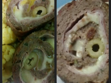 Rocambole de carne moída